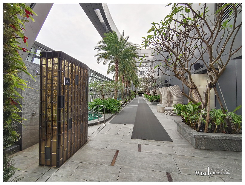 臺北新板希爾頓飯店住宿美食。悅市集Buffet自助餐︱無邊際泳池 x 高空樓層限時暢飲 x 頂級甜點 x 全美冠軍名床~相鄰板橋車站3分鐘，欣賞新北耶誕城超便利