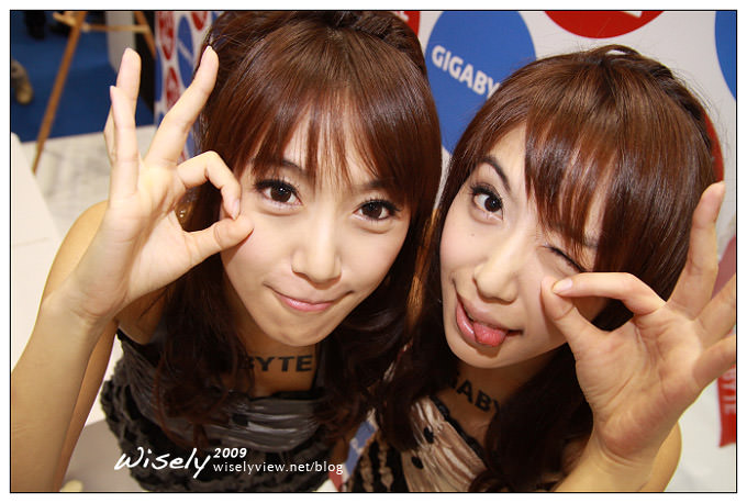 【隨寫】2009 Computex Show Girl 拍攝後記 @WISELY's 拍拍照寫寫字