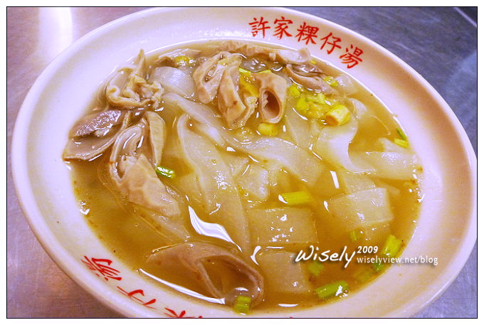 台北．景美夜市：基隆七堵許家粿仔湯 (景美國小對面)