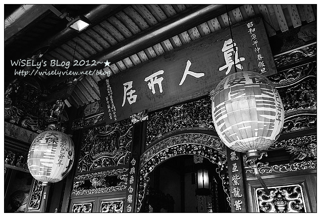 【隨拍】Panasonic Lumix GX1：台北．大龍峒保安宮 (相機單色模式黑白攝影)