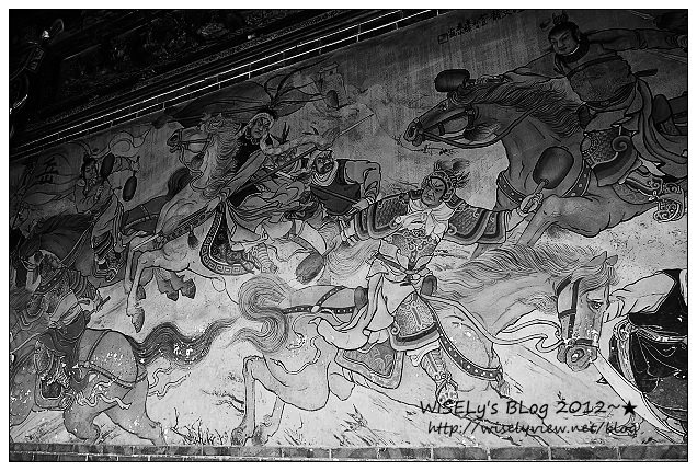 【隨拍】Panasonic Lumix GX1：台北．大龍峒保安宮 (相機單色模式黑白攝影)