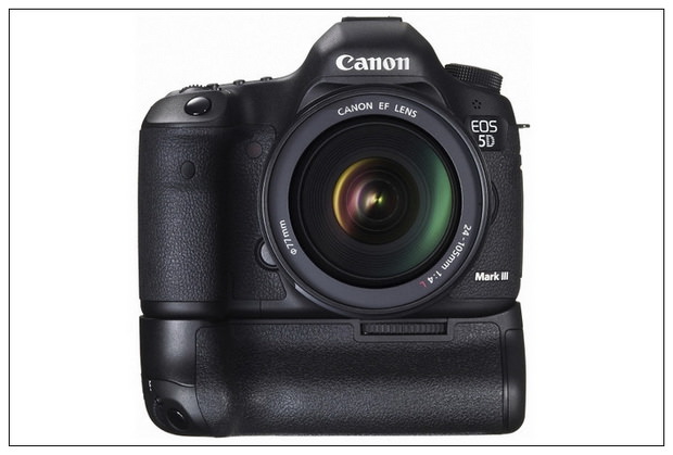 【相機】Canon EOS 5D Mark III規格資料：2230萬畫素、DIGIC 5+影像處理器、ISO 25600、61點AF自動對焦、3吋104萬畫素LCD、6fps連拍、15萬快門壽命、新增電子水平儀.多重曝光.HDR拍攝.CF/SD雙卡，預售價約120,000元左右～新增配件和閃燈 (個人評比心得分享)