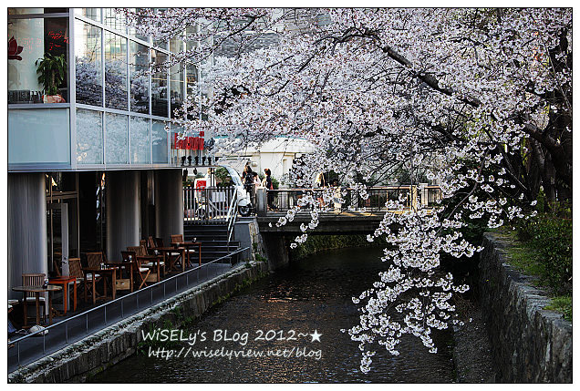 【旅行】2011日本京都：從木屋町通順著「高瀨川一之船入」慢遊，有流水有櫻花有陽光的午后