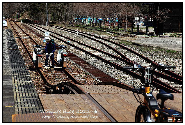 【旅行】2012日本．岐阜：奧飛騨溫泉口駅＠舊神岡鐵道單車遊，適合親子此生必來一次的體驗～(內含騎乘沿途美景及過山洞的實拍影片)