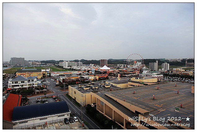 【旅行】日本．沖繩：The Beach Tower Hoter美濱之城，鄰近美國村住宿飯店，及JUSCO摩天輪夜景隨拍