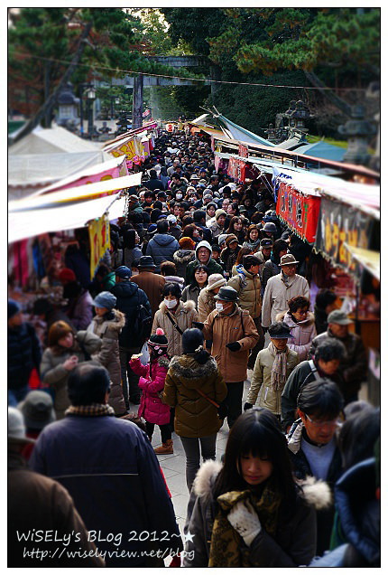 【旅行】2011日本．京都：北野天滿宮(龍年)天神祭@摸神牛長智慧＆市集屋台隨拍