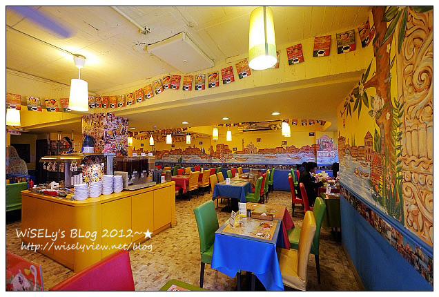 【食記】台北市．中山區：威尼斯義大利餐廳＠豐富水都彩繪在四周，適合親子簡餐的好所在 @WISELY's 拍拍照寫寫字