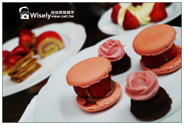 【食記】台北市．松山區：西華飯店(Toscana)＠美莓派對下午茶～草莓馬卡龍與現做法式薄餅很美味