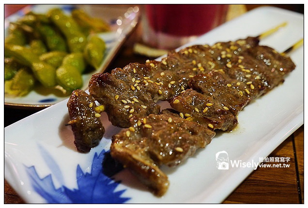 【食記】台北市。中山區：串樂 燒揚酒場(居酒屋)@深具日式風格口味，內容豐富的串燒店