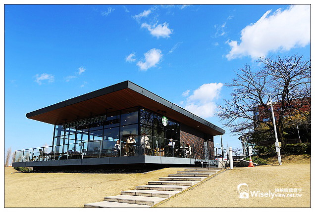 【旅行】2013日本北陸。富山縣富山市：立山連峰遠景相伴的富岩運河環水公園，以及最美的星巴克店日夜景色