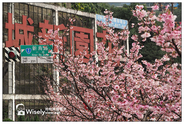 【遊記】新北市。新店烏來櫻花一日遊：花園新城、屈尺櫻花街&烏來環山路～(櫻花小旅行攝影講座筆記)