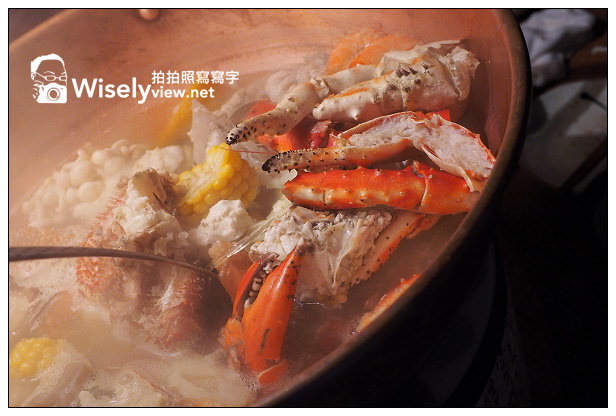 【食記】台北市。中山區：三井上引水產(煮海La Mer)＠超值鱈場蟹與特色美食～三種價位可選擇