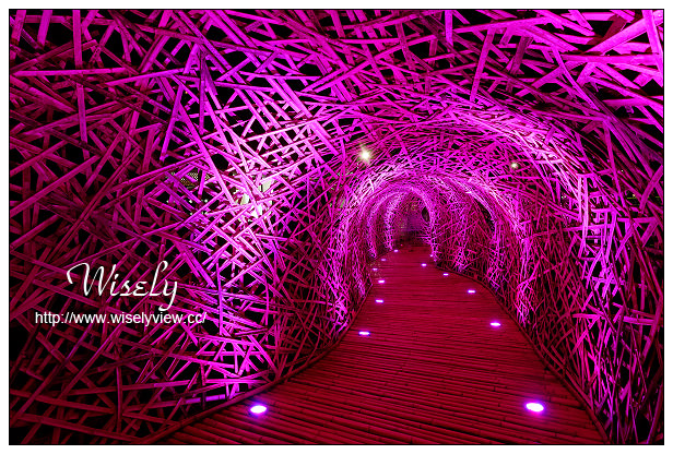 【遊記】台北市。內湖區：碧湖公園＆碧湖織屋＠竹編特色城堡，夜間光影更夢幻