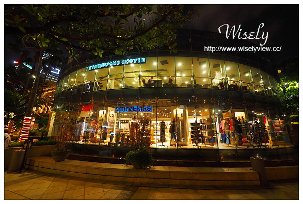 【旅行】2014新加坡。星巴克咖啡第一百家門市：Fullerton Waterboat House＠魚尾獅公園