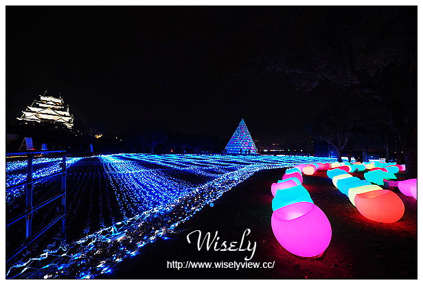 【旅行】日本。大阪：2014大阪城光之陣＠冬季限定光之藝術季，3D投影音樂光雕秀(2014/12/13~2015/3/1)