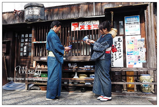【旅行】日本。岡山縣：倉敷美觀地區景點＠倉敷著物小町～和服體驗，搭船遊河品嚐白桃冰品