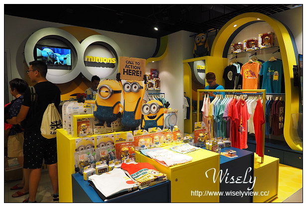 【遊記】台北信義。捷運市政府站：微風松高3F＠神偷奶爸小小兵專賣店～MINIONS