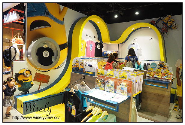 【遊記】台北信義。捷運市政府站：微風松高3F＠神偷奶爸小小兵專賣店～MINIONS