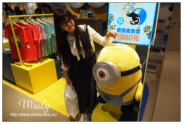 【遊記】台北信義。捷運市政府站：微風松高3F＠神偷奶爸小小兵專賣店～MINIONS