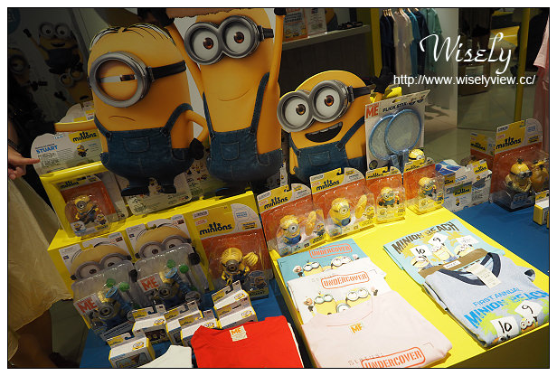 【遊記】台北信義。捷運市政府站：微風松高3F＠神偷奶爸小小兵專賣店～MINIONS