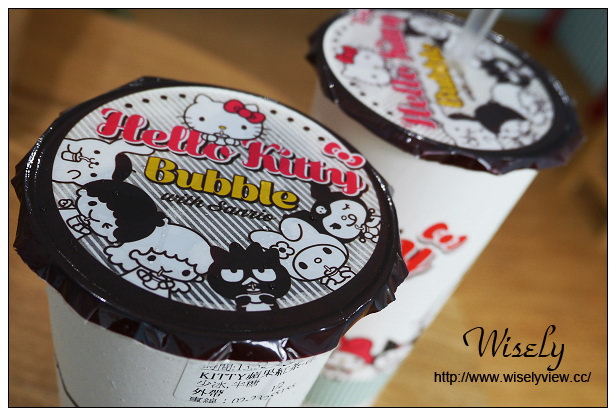 【食記】台北市。大安區：Hello Kitty Bubble＠三麗鷗茶飲專賣店，鄰近仁愛醫院～捷運忠孝復興站美食