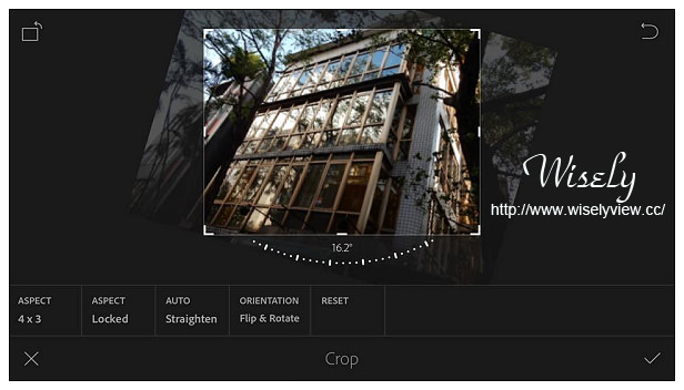【分享】軟體。Adobe Lightroom Mobile iOS(免費版)：英文介面功能強大、可提供iPhone/iPad使用