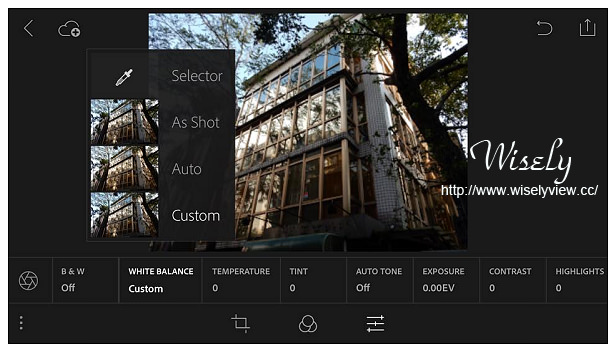 【分享】軟體。Adobe Lightroom Mobile iOS(免費版)：英文介面功能強大、可提供iPhone/iPad使用