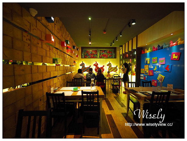 【食記】台北市。大安區：Caffè Rody主題餐廳＠全球唯一跳跳馬餐廳，捷運忠孝敦化站美食