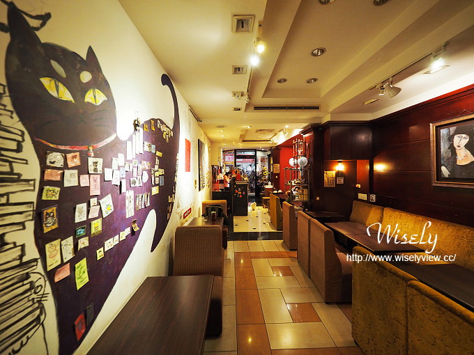 【食記】台北大同。捷運中山站：貓妝自家烘焙咖啡館＠貓咪主題咖啡店，鄰近當代藝術館