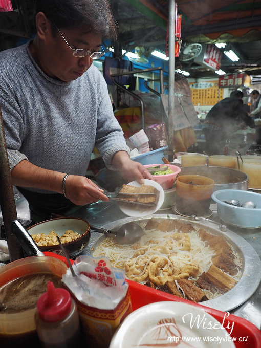 【食記】台北中正。捷運西門站：南機場夜市＠大腸麵線、雞絲麵、米粉湯&黑白切