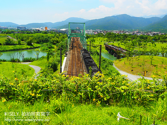【遊記】宜蘭縣。冬山鄉：冬山河生態綠舟(森林公園)＠山巒河川與田野鐵道美景交匯之處