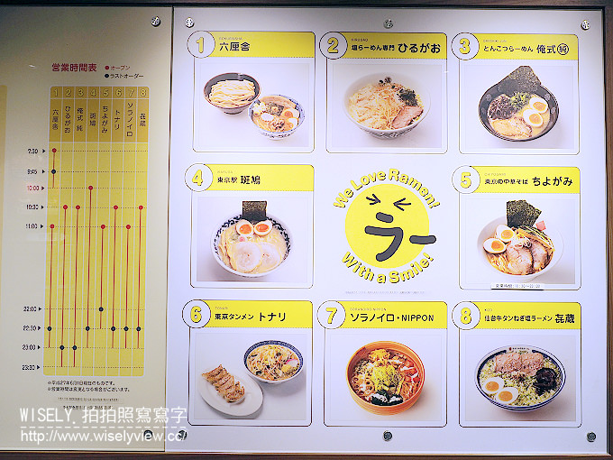 《東京自由行》東京美食／東京駅一番街拉麵／東京拉麵街／東京車站八家拉麵名店