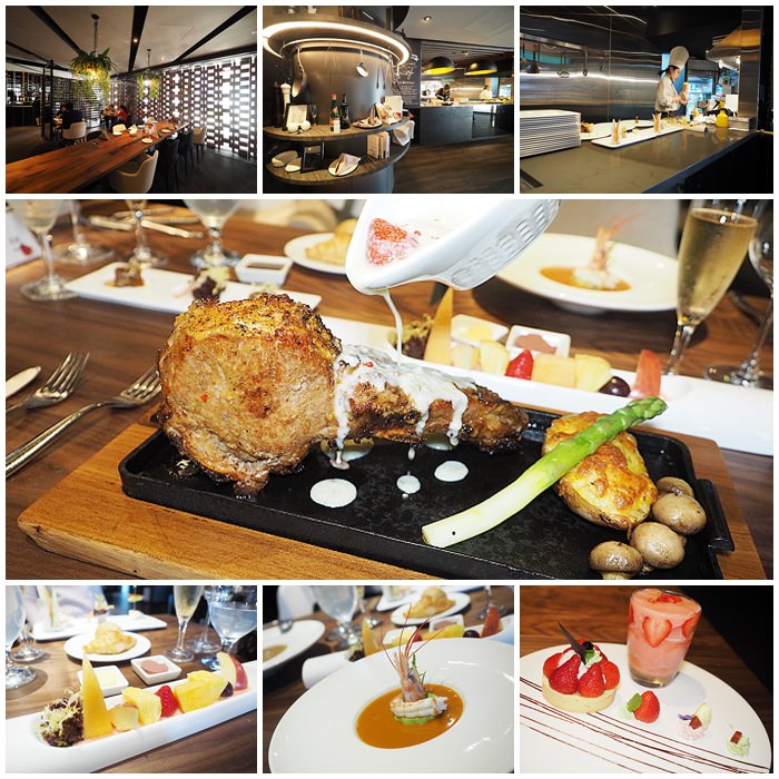 《台北大安。捷運古亭站美食》王品牛排：草莓饗宴套餐＠酥烤戰斧豬排佐莓果起司(28盎司) @WISELY's 拍拍照寫寫字