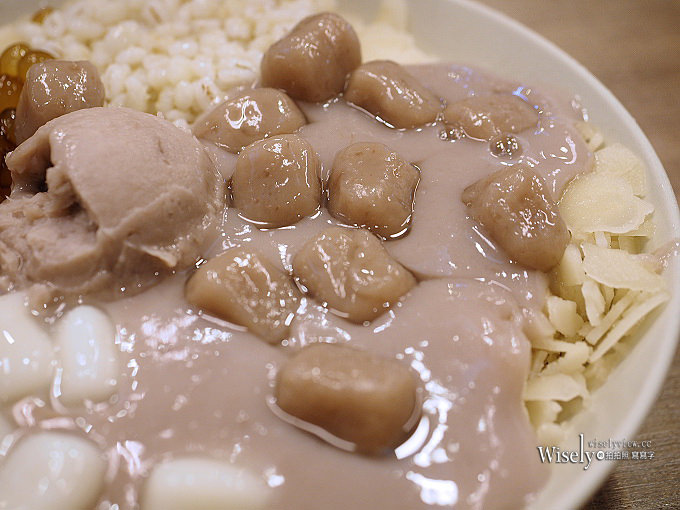《新北永和。捷運頂溪站美食》阿爸の芋圓/阿爸的芋圓（樂華夜市）＠芋見泥綜合蔗片冰