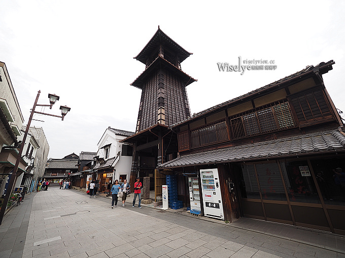 《日本埼玉。川越景點》冰川神社、川越小江戶(菓子屋橫丁)／紫芋霜淇淋、藏造老街鐘樓