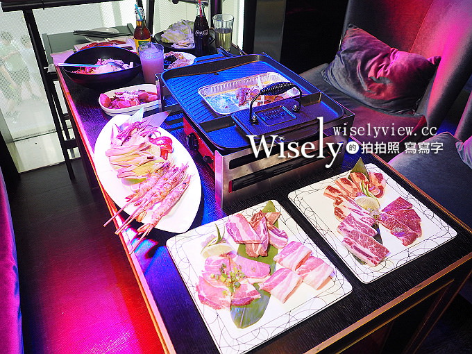 《台北大安。捷運忠孝敦化站》皇上吉饗極品唐風燒肉吃到飽：夜店風格多樣熱炒點心啤酒任飲 @WISELY's 拍拍照寫寫字