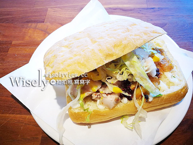 《台北大安。捷運科技大樓站》The Sandrich House：脆皮豬三明治好吃，環境氣氛輕鬆悠閒 @WISELY's 拍拍照寫寫字