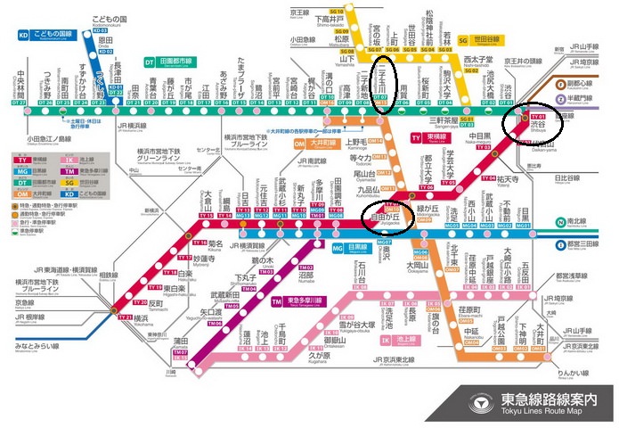 東京。東急電鐵三角一日券400円︱渋谷、中目黑～自由が丘～二子玉川：甜點雜貨控路線