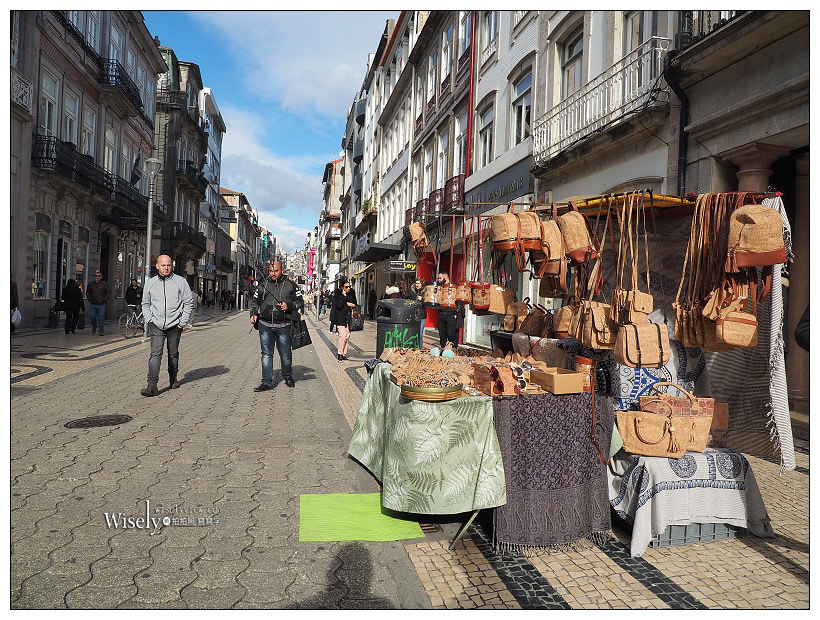 葡萄牙。波多必買︱老城區花街、Mercado do Bolhão傳統市場、Confeitaria do Bolhão柏豪麵包店＃軟木塞背包＃餐具桌布
