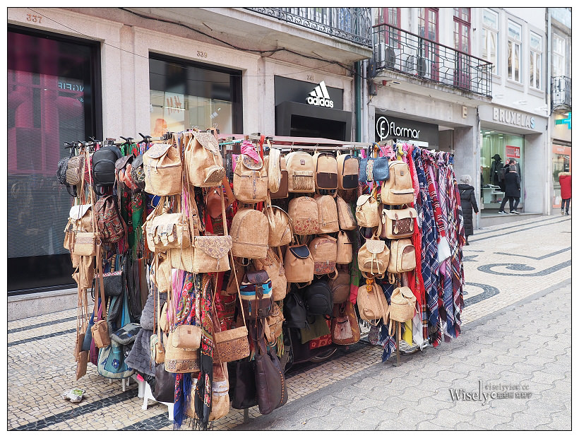 葡萄牙。波多必買︱老城區花街、Mercado do Bolhão傳統市場、Confeitaria do Bolhão柏豪麵包店＃軟木塞背包＃餐具桌布