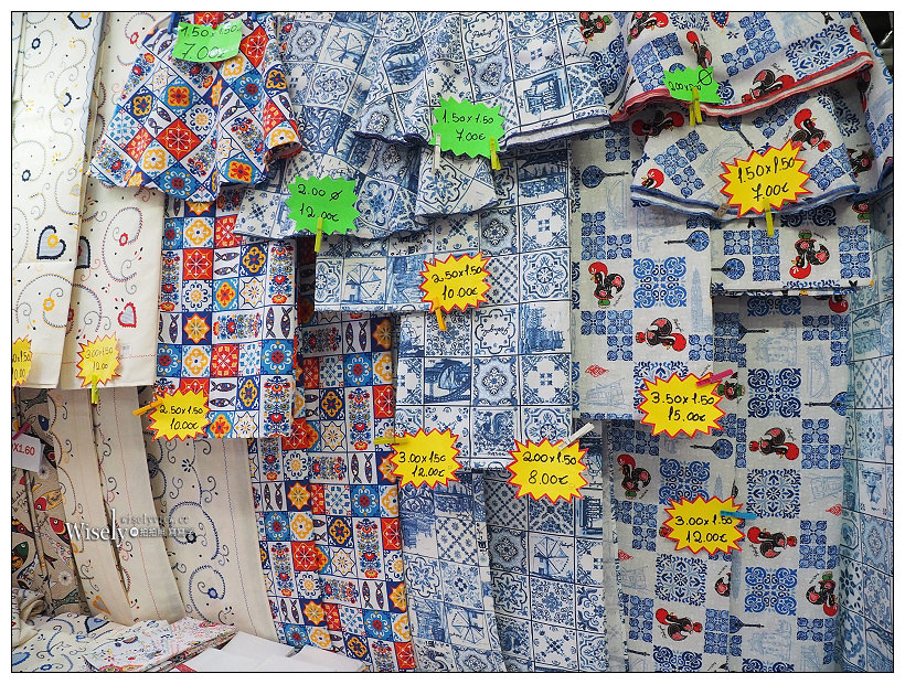 葡萄牙。波多必買︱老城區花街、Mercado do Bolhão傳統市場、Confeitaria do Bolhão柏豪麵包店＃軟木塞背包＃餐具桌布