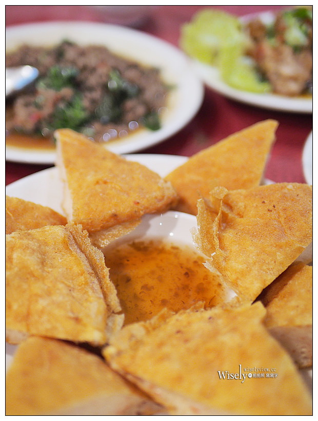 新北中和。捷運景安站︱泰旺 穆斯林泰式餐廳：超厚月亮蝦餅，套餐價實惠