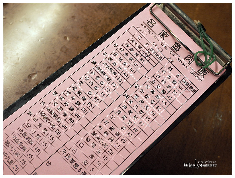 台北中山。捷運雙連站︱名家魯肉飯：滷肉飯道地份量少，鄰近林森北路一帶