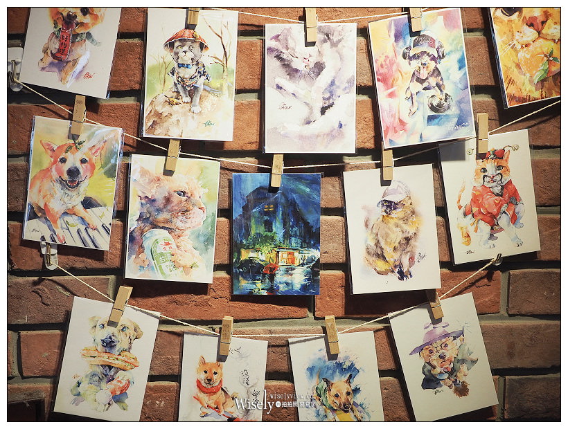 新北新店。探尋咖啡 Touch Café︱鄰近安坑陽光橋的私房咖啡輕食早午餐～義式湯麵+蛋披薩，還有料好實在綜合水果冰沙，以及亮點的貓狗水彩繪作