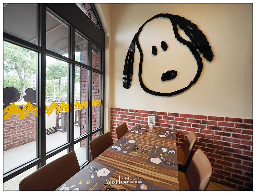 台中史努比餐廳。查理布朗咖啡店︱裝潢精緻環境舒適的主題餐廳，鄰近秋紅谷～新菜單豐富可愛，親子粉絲必訪IG打卡聖地