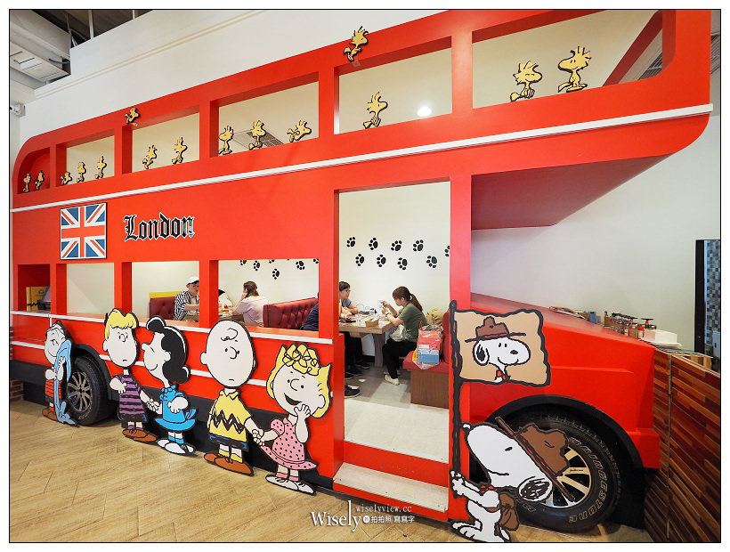 台中史努比餐廳。查理布朗咖啡店︱裝潢精緻環境舒適的主題餐廳，鄰近秋紅谷～新菜單豐富可愛，親子粉絲必訪IG打卡聖地