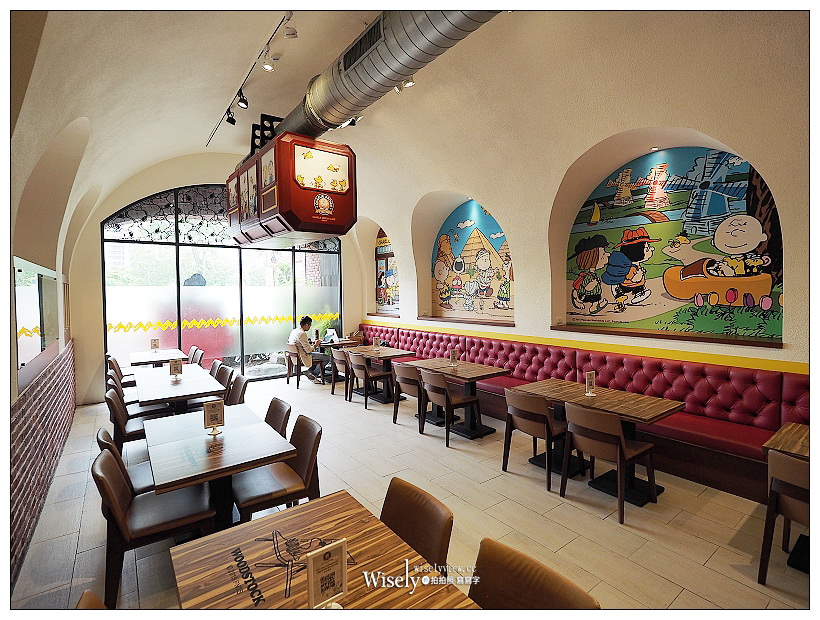 台中史努比餐廳。查理布朗咖啡店︱裝潢精緻環境舒適的主題餐廳，鄰近秋紅谷～新菜單豐富可愛，親子粉絲必訪IG打卡聖地