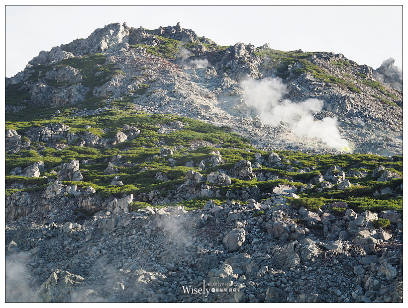 寒國立公園。川湯硫黃山︱相鄰屈斜路湖與摩周湖的活火山，寸草不生奇景