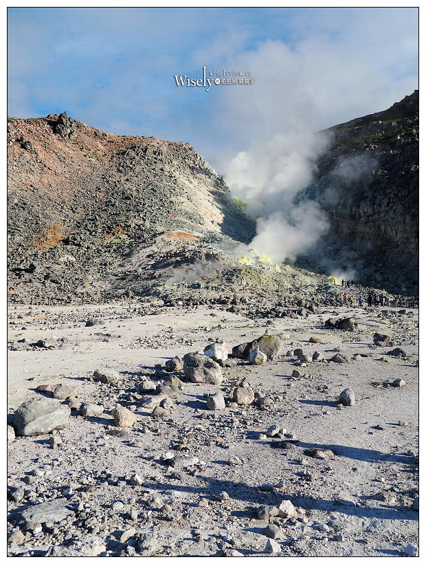 寒國立公園。川湯硫黃山︱相鄰屈斜路湖與摩周湖的活火山，寸草不生奇景
