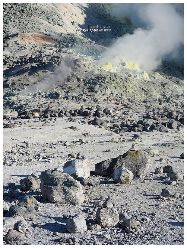 寒國立公園。川湯硫黃山︱相鄰屈斜路湖與摩周湖的活火山，寸草不生奇景